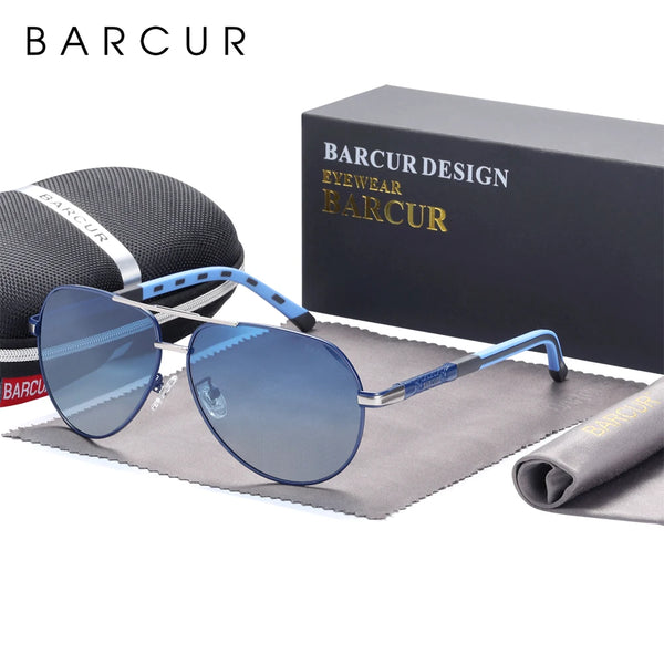 BARCUR Design Gradient Lens Polarized Sunglasses f