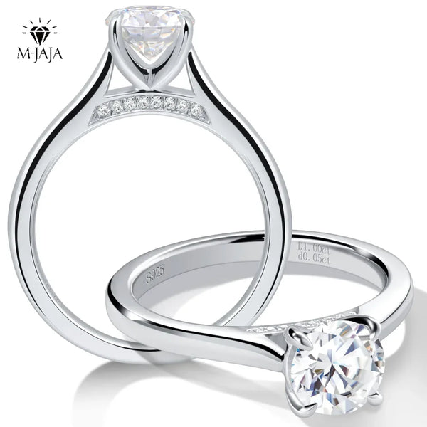 Moissanite Solitaire Ring Diamond