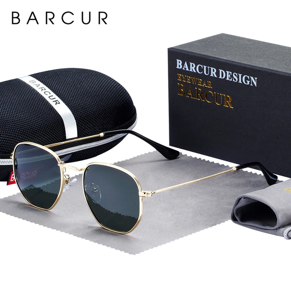 BARCUR Classic Retro Reflective Sunglasses