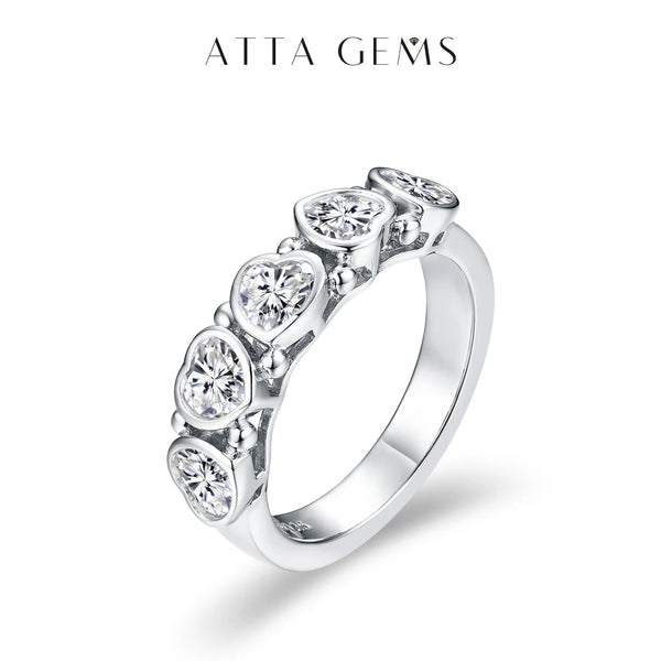 ATTAGEMS Rings Diamond Wedding Band