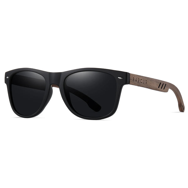 BARCUR Black Walnut Sunglasses