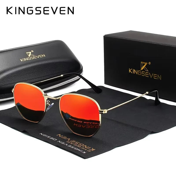 KINGSEVEN Fashion Hexagonal Sunglasses