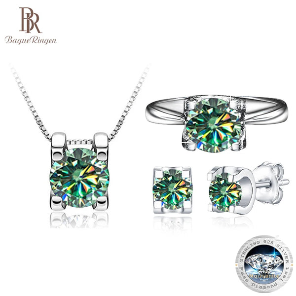 Bague Ringen Moissanite Jewelry Sets