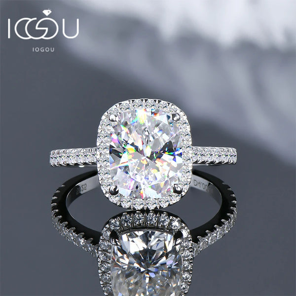 IOGOU Halo Engagement Ring