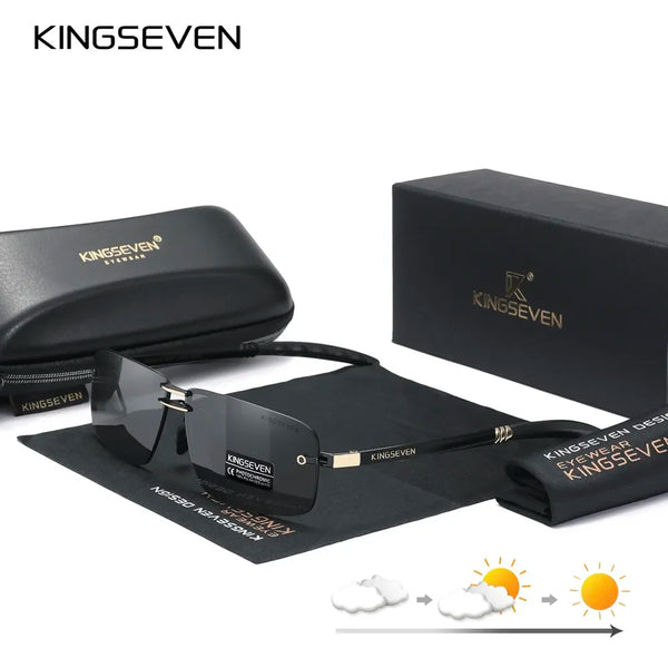 KINGSEVEN Anti-glare Photochromic Sunglasses