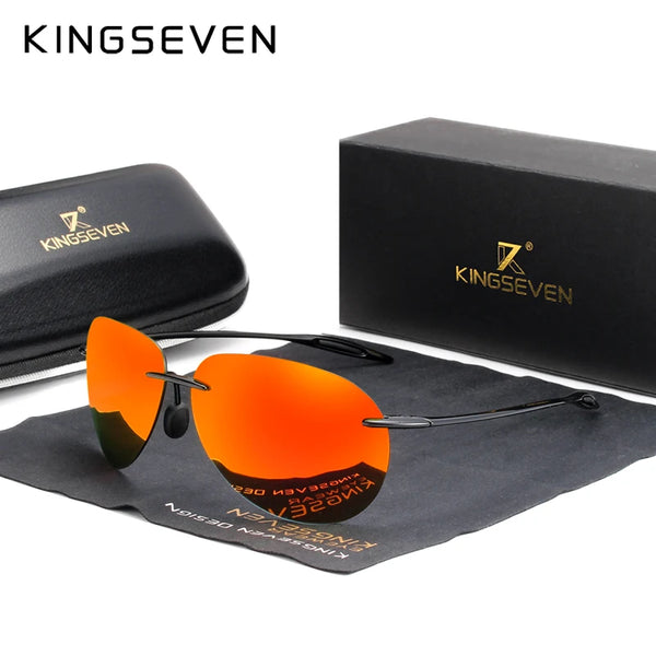 KINGSEVEN DESIGN  N7027 Classic Pilot Sunglasses