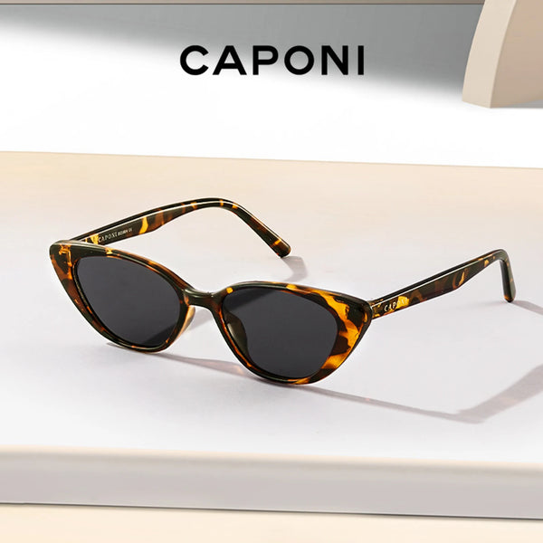 CAPONI Cat Eye Tortoiseshell Polarized Anti-reflective Anti-glare CP2227