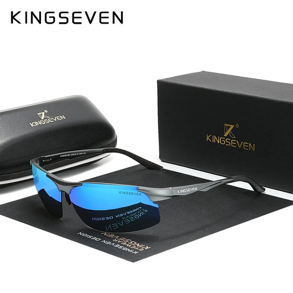 KINGSEVEN Mirror Lens Aluminum Sunglasses