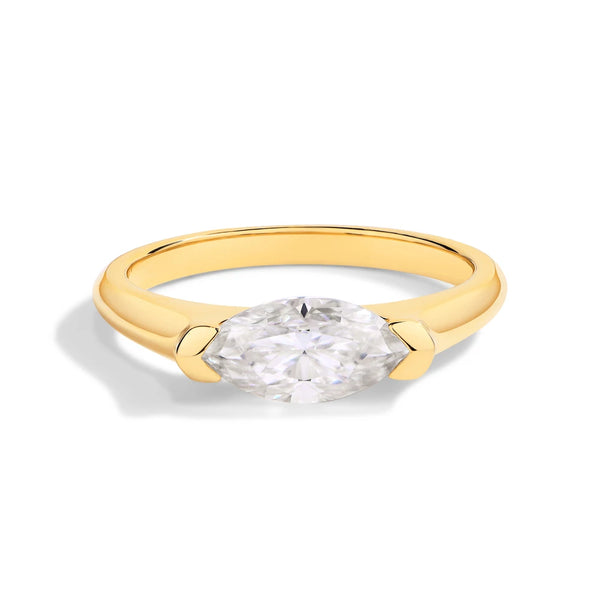 MINTYBOX Mariquise Moissanite Ring