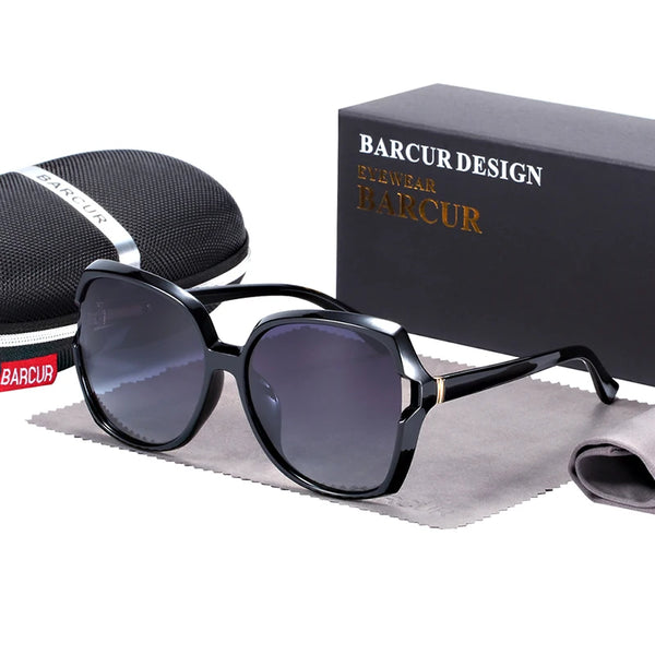 BARCUR Brand Oversize TR90 Sunglasses