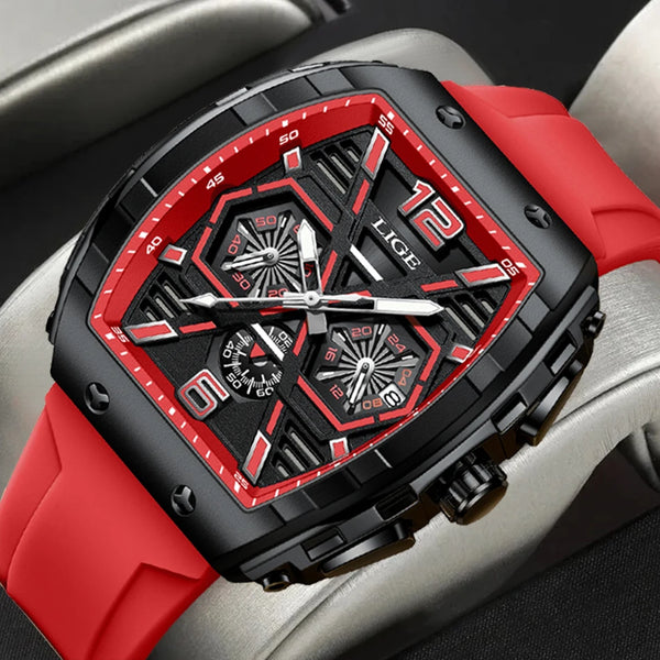 LIGE Business Watch Men Luxury Sport Quartz